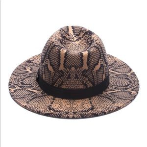 Snake Print Hat